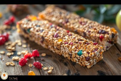 Éclats gourmands : barres granola végétaliennes, énergie naturelle