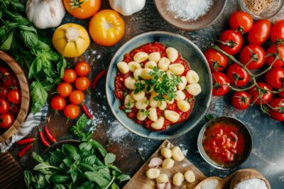 Soirée spéciale : gnocchi végétalien à la sauce arrabiata, passion italienne