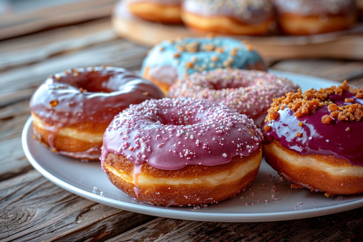 Tentation sucrée : doughnuts végétaliens, délice américain revisité