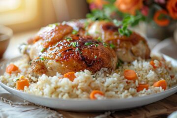 Découvrez comment le riz au poulet, carottes et sauce soja peut transformer votre dîner!