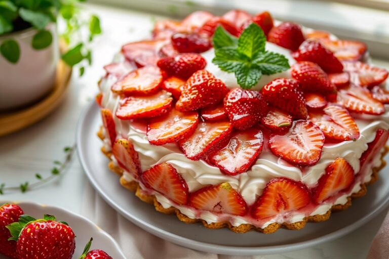 Découvrez comment réaliser une délicieuse charlotte aux fraises en un temps record