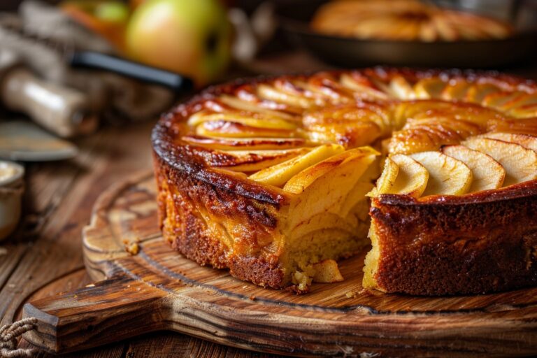 Découvrez le gâteau aux pommes traditionnel revisité pour un goût authentique et une douceur inégalée