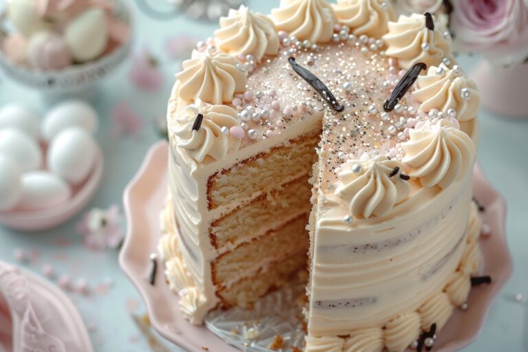 Les secrets pour réussir le gâteau magique à la vanille : une création spectaculaire en trois couches