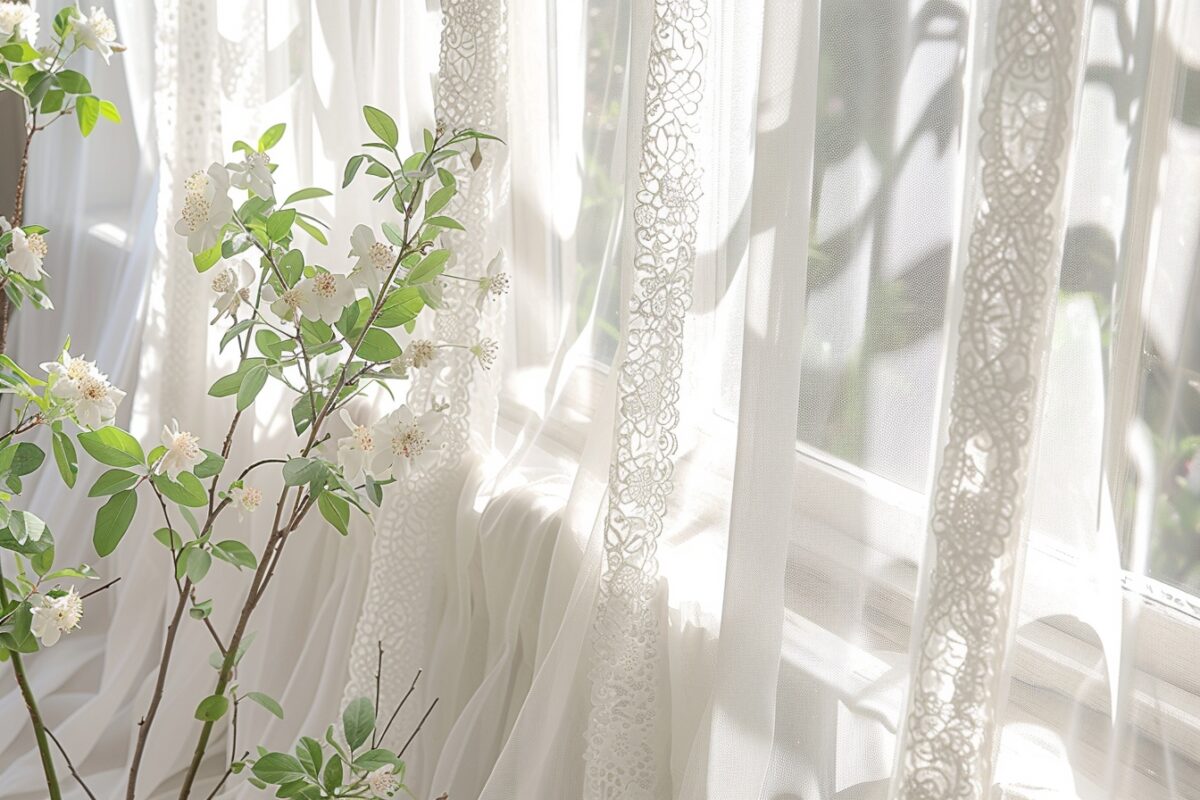Redécouvrez la blancheur de vos rideaux: astuces naturelles pour effacer la ternissure et les jaunissements