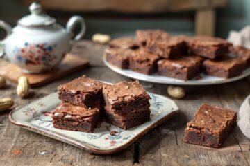 Redécouvrez la magie du goûter avec le brownie cacahuète de Cyril Lignac, une recette gourmande à ne pas manquer