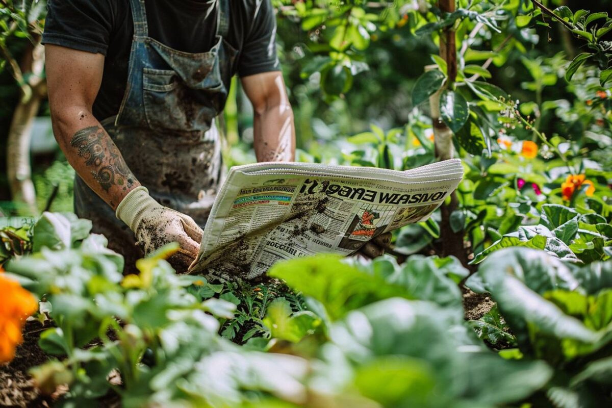 Comment le papier journal peut transformer votre jardin : découvrez ses usages méconnus et écologiques
