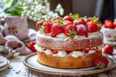 Découvrez comment ce gâteau aux fraises de Bordeaux va devenir le clou de vos réceptions