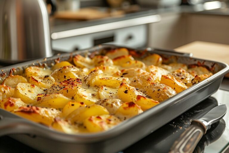 Découvrez comment préparer un gratin de pommes de terre au micro-ondes rapide et savoureux