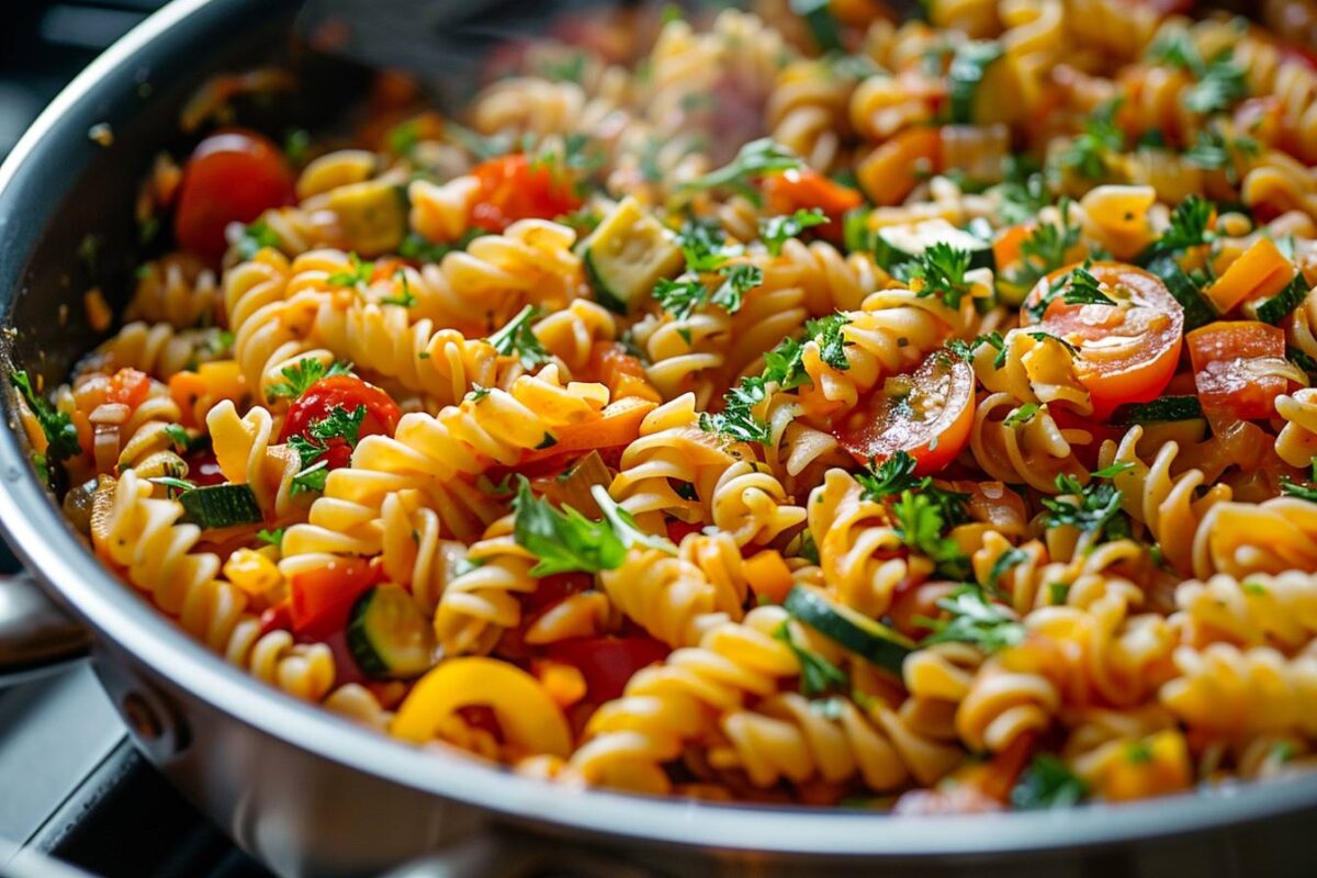 Découvrez comment ravir vos papilles avec un délicieux one pot pasta végétarien