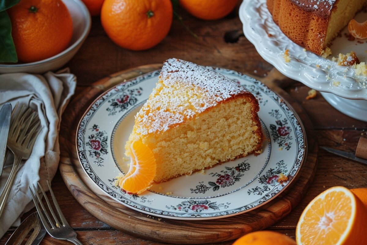 Découvrez le gâteau fondant à l'orange de Suzy, une douceur irrésistible qui ravira vos papilles
