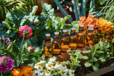 Découvrez les 7 utilisations incroyables des huiles essentielles pour un jardin luxuriant et sain