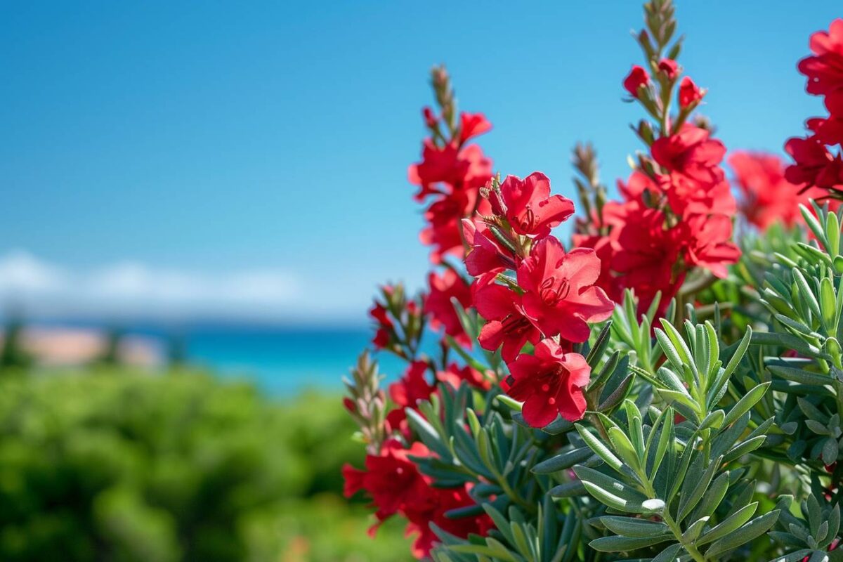 découvrez les lauriers-roses à fleurs rouges et créez un jardin méditerranéen vibrant et coloré