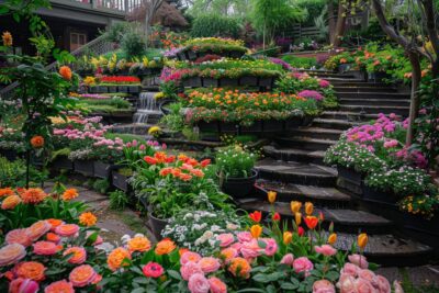 Transformez votre jardin en un éden fleuri en étages et épatez vos invités à chaque visite