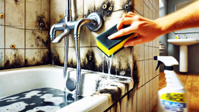 Découvrez l’astuce secrète des plombiers pour éliminer les taches tenaces sur les joints de votre salle de bain