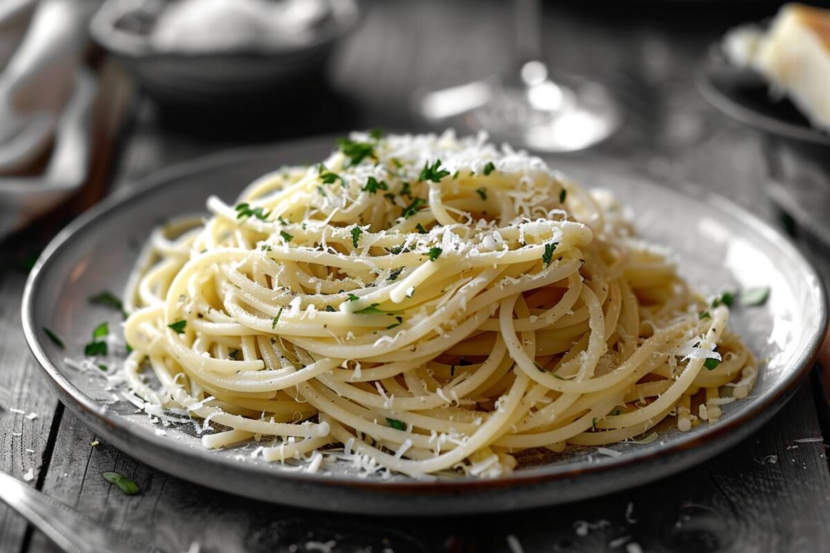 Découvrez la magie des spaghettis en blanc et noir : une recette simple pour éblouir vos invités et ravir vos papilles