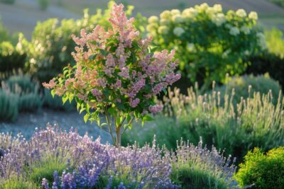 découvrez les plantes parfaites à associer au lilas des Indes pour un jardin sans oïdium