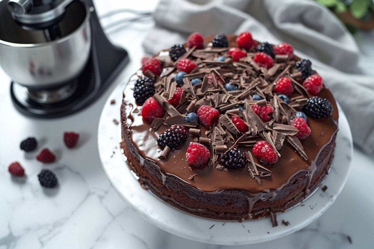 Préparez un délicieux gâteau au chocolat en 5 minutes de préparation et 6 minutes de cuisson
