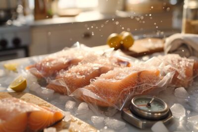 Protégez votre santé cet été : découvrez les méthodes sûres pour congeler du poisson et prévenir les risques