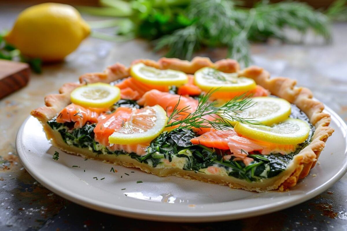 Redécouvrez la tarte au saumon et épinards : une recette facile pour ravir vos papilles et égayer votre table