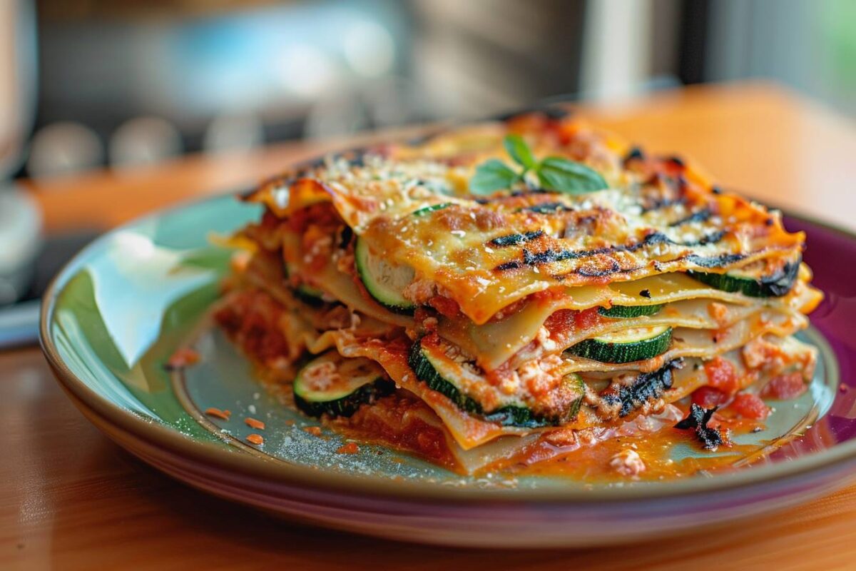 redécouvrez les lasagnes : twistez votre recette avec la courgette en utilisant votre airfryer