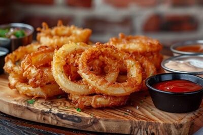 réinventez votre apéritif avec cette recette d'onion rings maison qui séduira tous vos invités