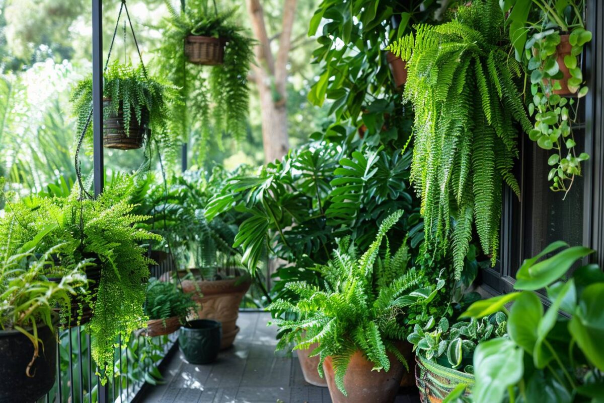 Transformez votre balcon ombragé en un oasis luxuriant avec ces plantes idéales
