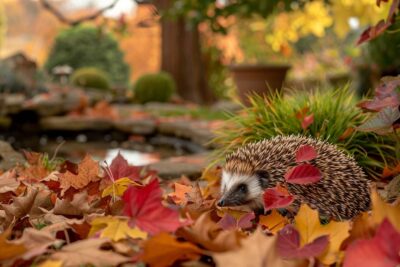 comment votre jardin peut devenir un havre de paix pour les hérissons cet automne