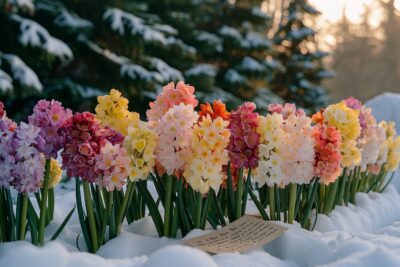 Découvrez comment créer un jardin hivernal éblouissant avec les secrets de plantation des bulbes de votre grand-mère