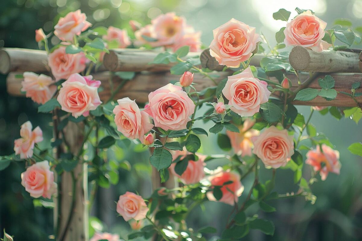 Découvrez la rose 'Nouvelle Aube', une merveille grimpante qui enchante les jardins et les papilles