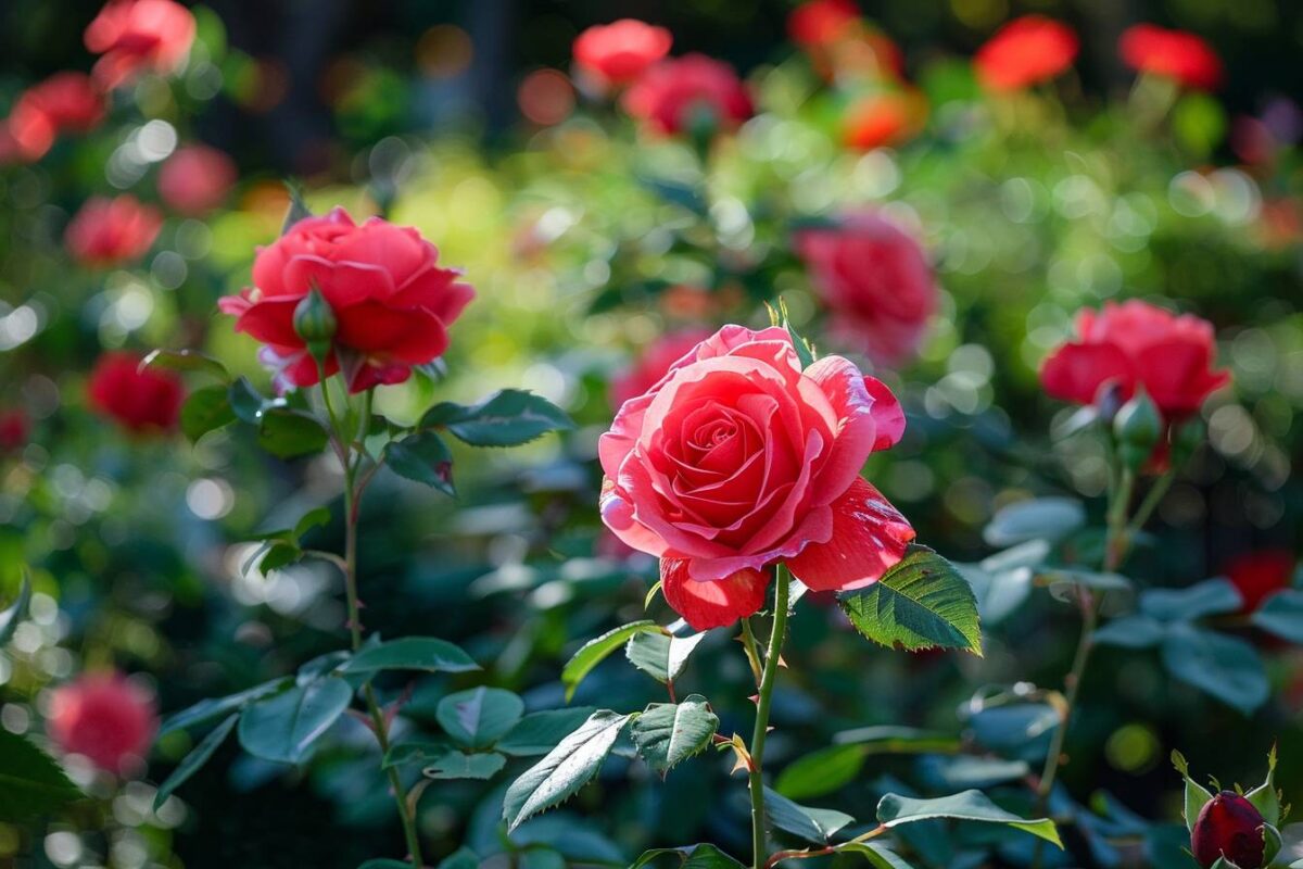 Comment protéger vos rosiers des taches noires et garantir un jardin resplendissant toute l’année