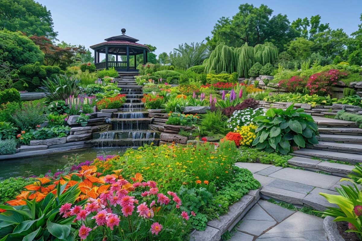 Créez un jardin en étages qui transforme votre espace extérieur en un spectacle naturel inoubliable