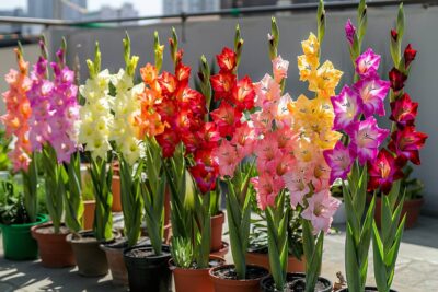 Découvrez comment cultiver des glaïeuls en pots pour une explosion de couleurs chez vous !