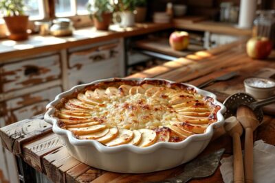 Découvrez comment préparer un gratin de pommes amandine qui ravira vos papilles et celles de vos invités