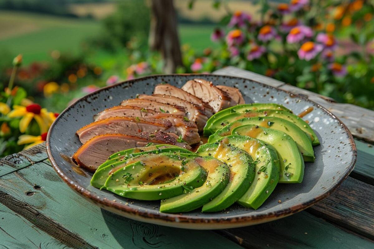 Découvrez comment ravir vos papilles avec cette salade d’avocats et magrets de canard fumé