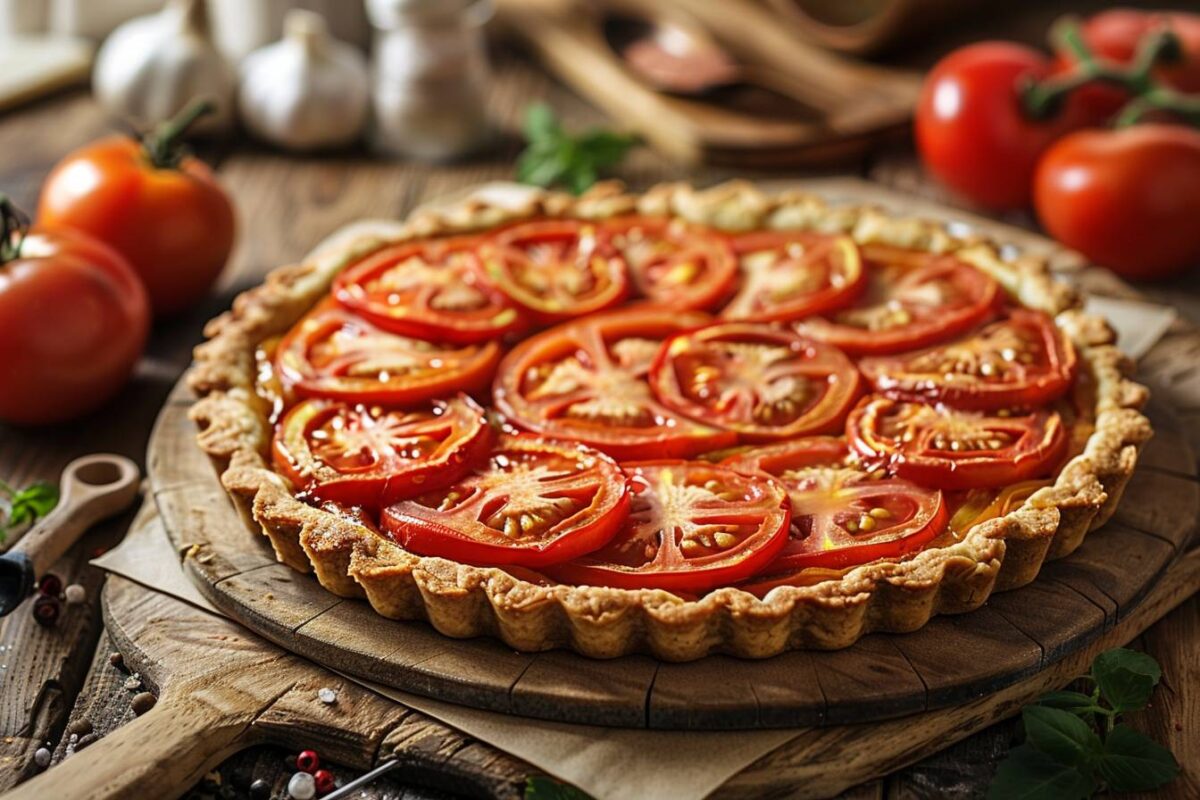 Découvrez comment réaliser une succulente tarte à la tomate au Thermomix, un plaisir pour les papilles!