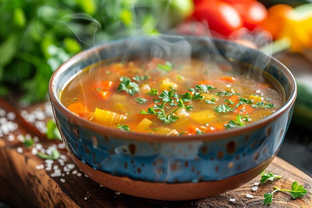 Découvrez la recette de la soupe de légumes variés, un délice santé facile à préparer chez vous