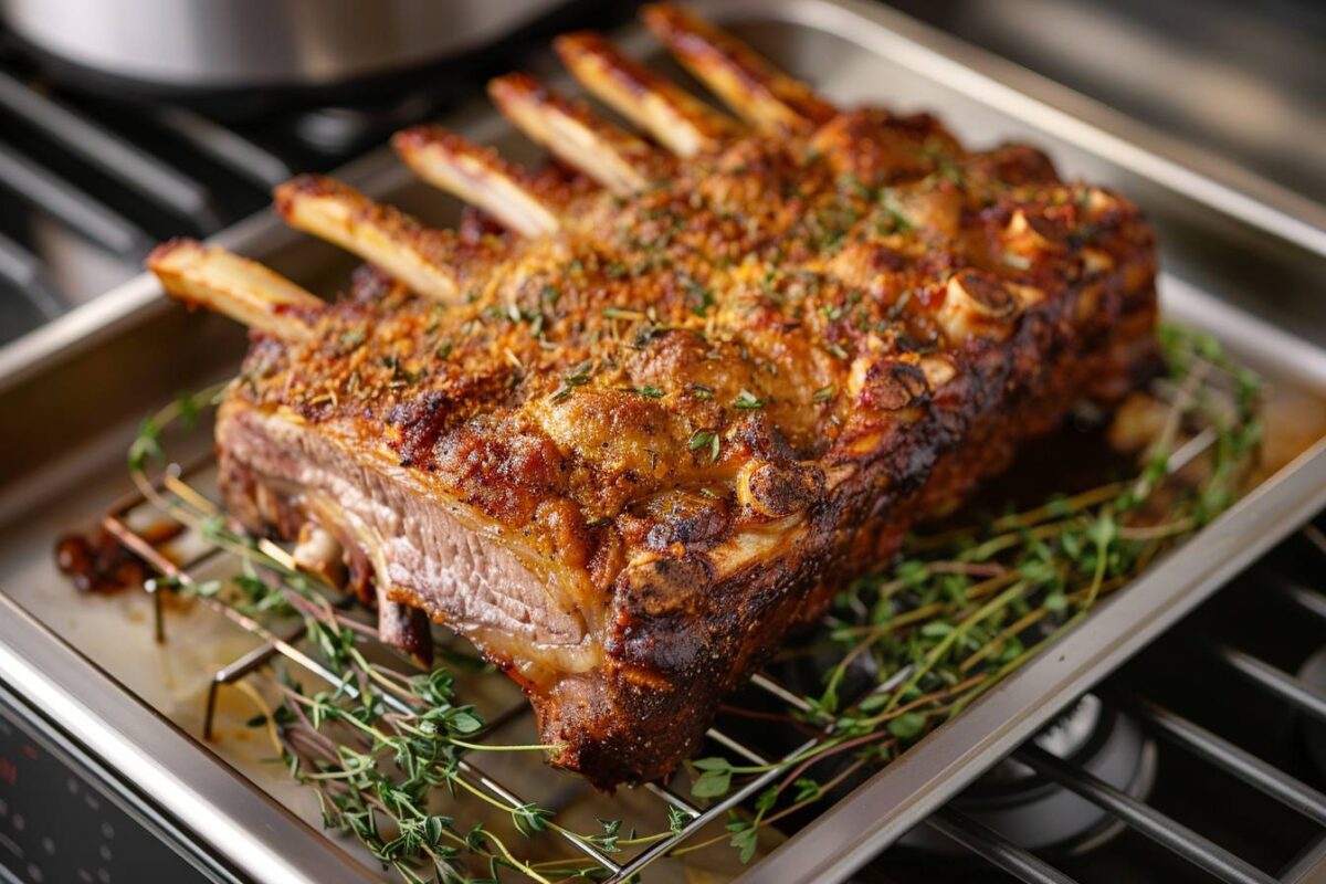 Découvrez les secrets du carré d’agneau rôti parfait avec votre Airfryer