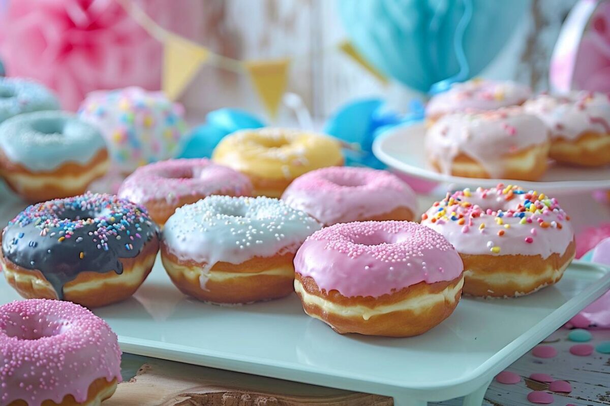 Donuts acidulés pour une fête gourmande : égayer vos papilles et celles de vos invités, prêts en 15 minutes