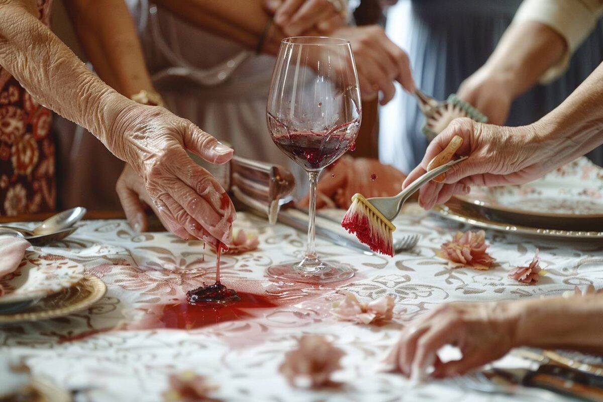 L’adieu aux taches de vin sur votre nappe : les 3 secrets des grands-mères