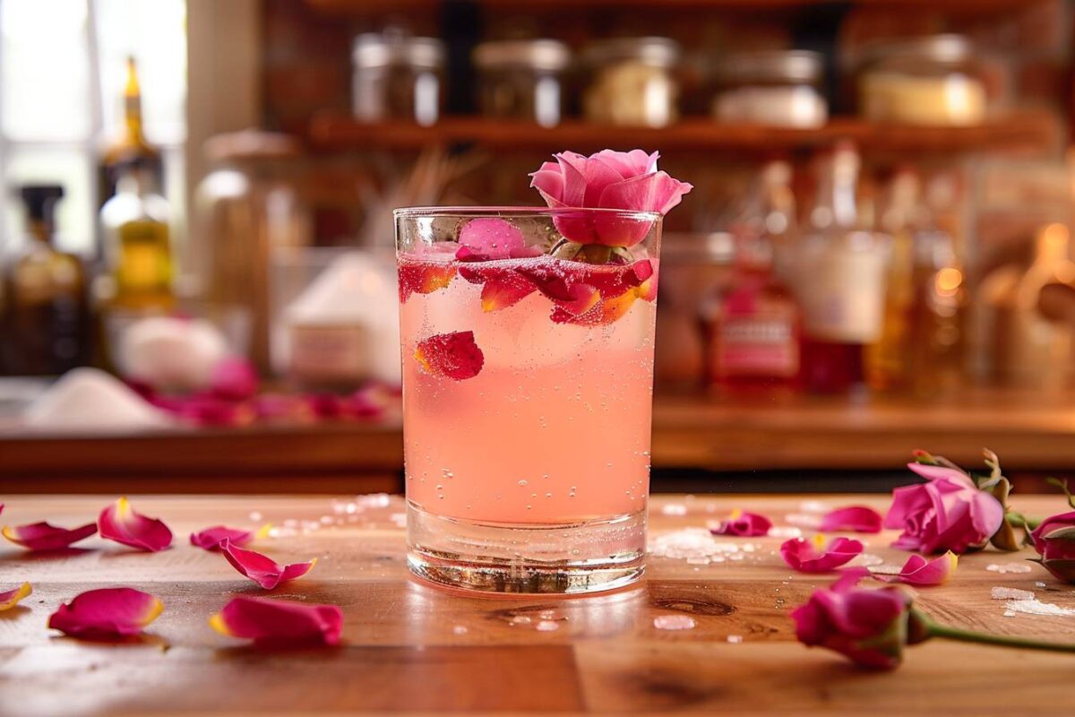 La liqueur de roses maison, prête en 25 minutes, un digestif élégant et surprenant