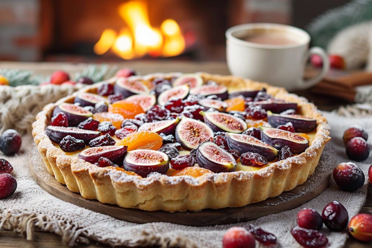 La tarte aux fruits secs pour rendre vos soirées d’hiver inoubliables, prête en 45 minutes