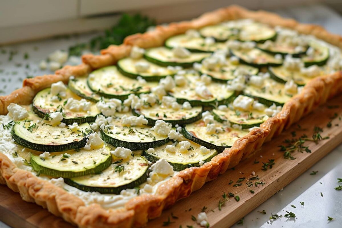 La tarte courgettes ricotta et feta : une recette facile pour régaler vos convives