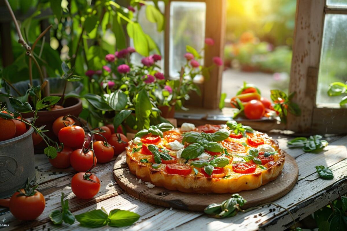 La tarte tatin de tomates, burrata et basilic : une recette facile pour épater vos invités