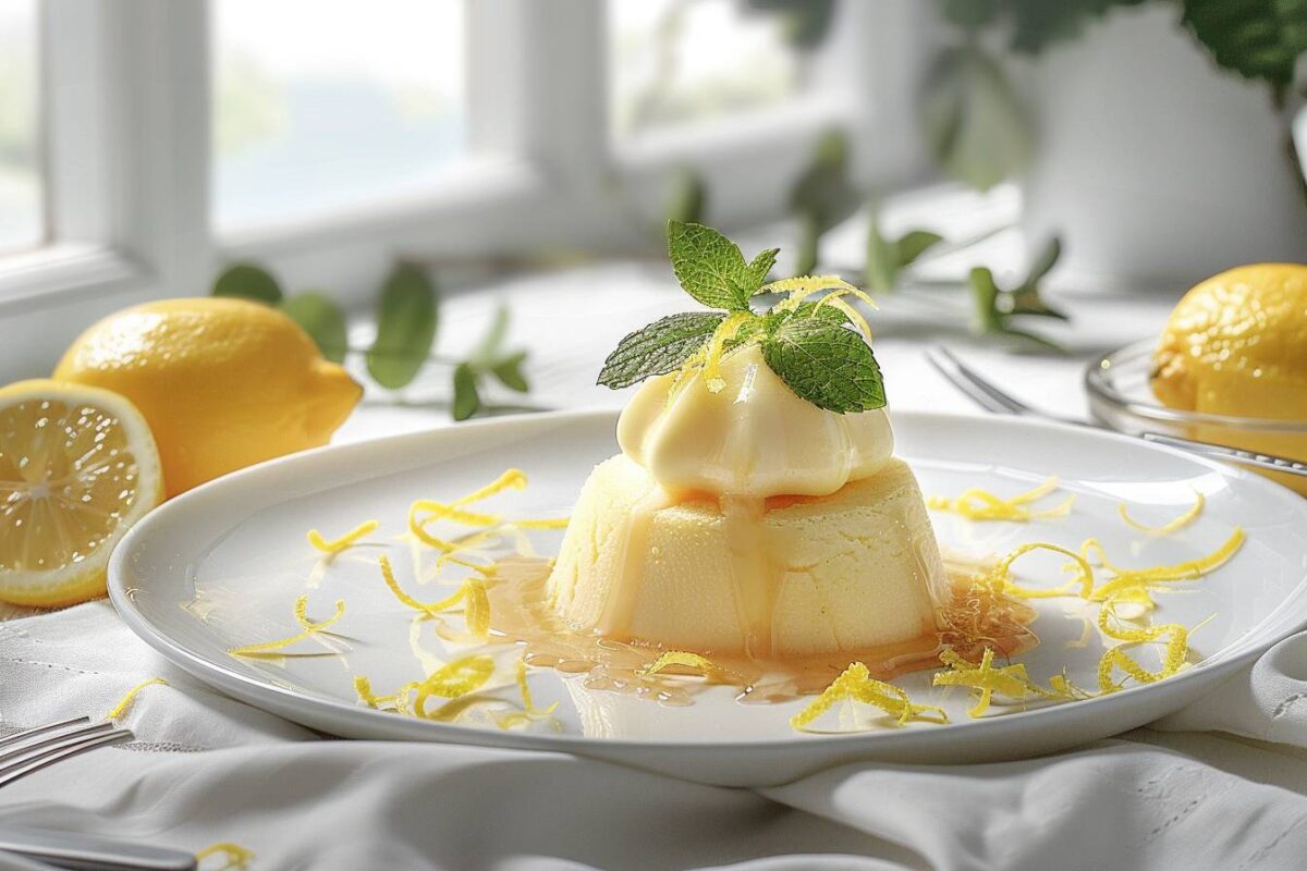 Le bavarois aux deux citrons, prêt en 40 minutes, pour rafraîchir vos papilles et illuminer votre table avec des astuces de chef