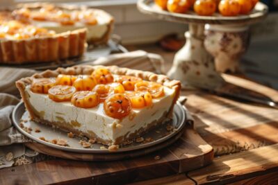 Le flan au fromage blanc et aux mirabelles, une douceur facile et économique prêt en 20 minutes