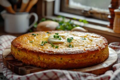 Le gâteau de maïs, une recette traditionnelle revisitée, prête en 30 minutes