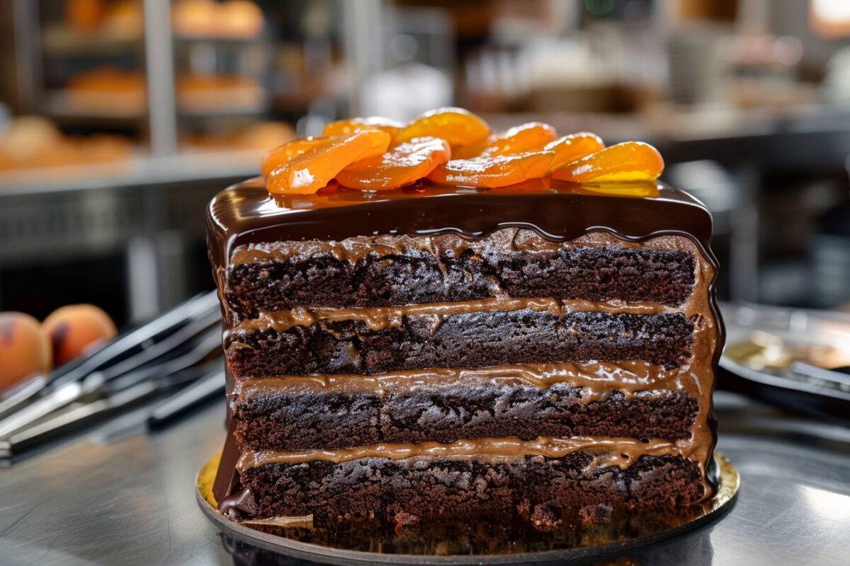 Le pâtissier qui sommeille en vous avec cette recette de gâteau au chocolat et abricots confits