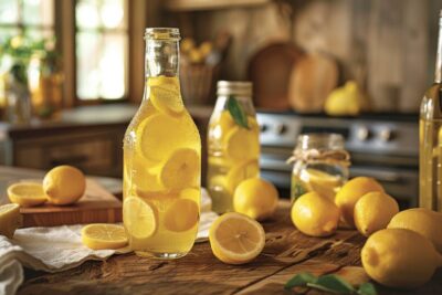 Le vin de citron fait maison, une recette simple pour sublimer vos soirées