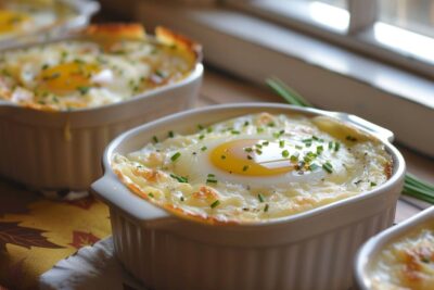 Les œufs cocotte au gruyère, un régal pour vos soirées d’automne, prêts en 25 minutes