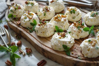 Les amuse-gueules au chèvre, prêts en 20 minutes, une recette simple pour éblouir vos invités à l’apéritif avec des astuces de chef